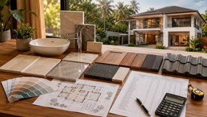 Materials and finishes selection affecting a house construction budget in Sri Lanka